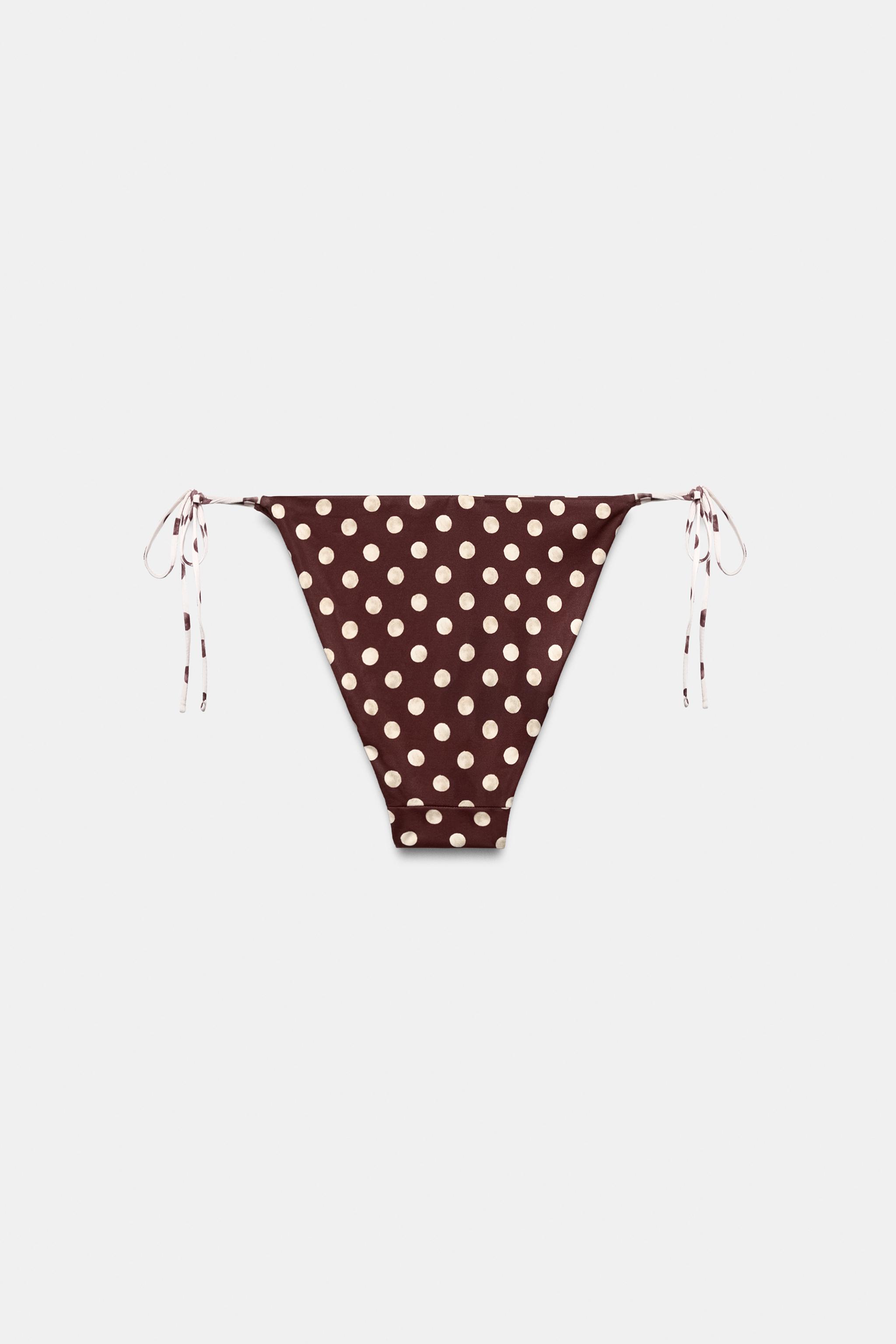 BAS DE BIKINI IMPRIMÉ À POIS